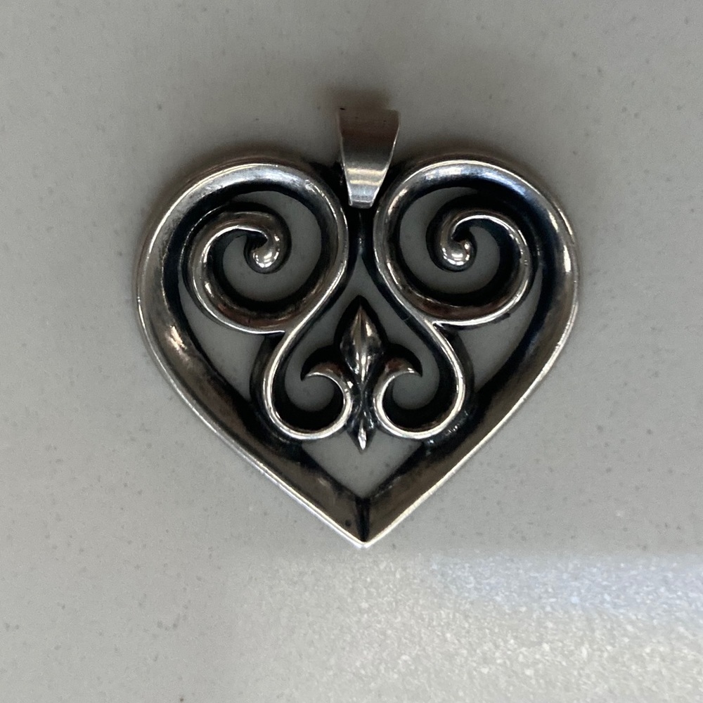 James Avery Sterling Silver Heart Pendant